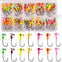Jshanmei 1/32 1/16 1/8 1/4OZ Jig Head Hook Sets